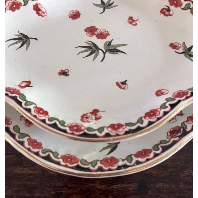 Late 1800s English Imari Style Miniature Sauce Tureen With Tiered Double Underplates For Sale - Image 4 of 18