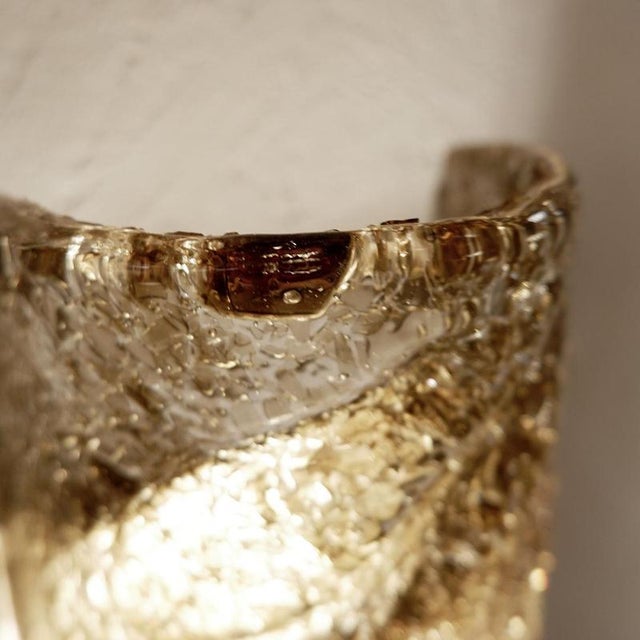 Dark Toned Murano Glass Wall Sconces from Kaiser, Germany, 1970s, Set of 2 For Sale - Image 13 of 14
