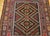 Vintage Afghan Baluch Tribal Area Rug in a Near-Square Size in Red, Blue, Brown For Sale - Image 11 of 17