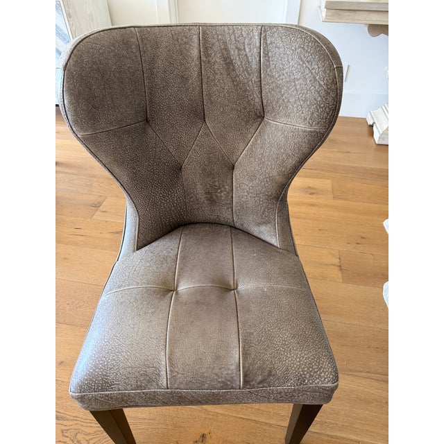 4 X Leather Dining Chair by Cisco Home For Sale In San Francisco - Image 6 of 11