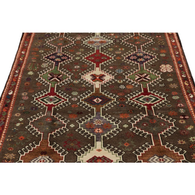 This vintage 4x8 Persian Gabbeh runner rug is the latest grand entry to Rug & Kilim’s curation of rare tribal pieces....