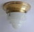 Art Deco Brass and Milk Glass Flush Mount by Franta Anyz, 1930s For Sale - Image 13 of 15