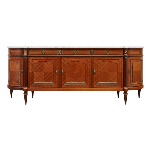 Louis XVI French Enfilade Grand Buffet For Sale