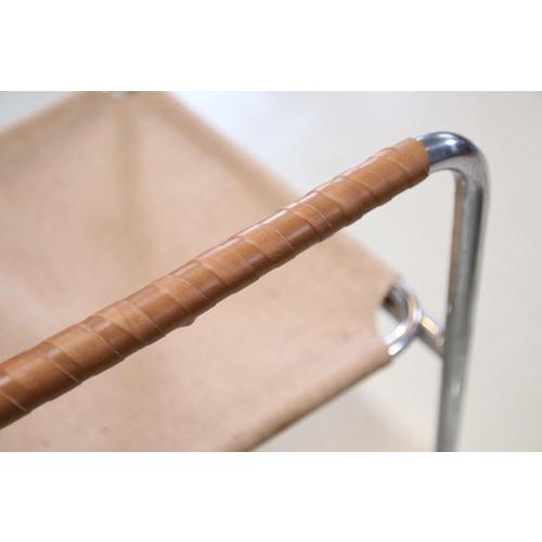 Textile Amiral Chairs in Chrome and Jute by Karin Mobring, 1973, Set of 2 For Sale - Image 7 of 8