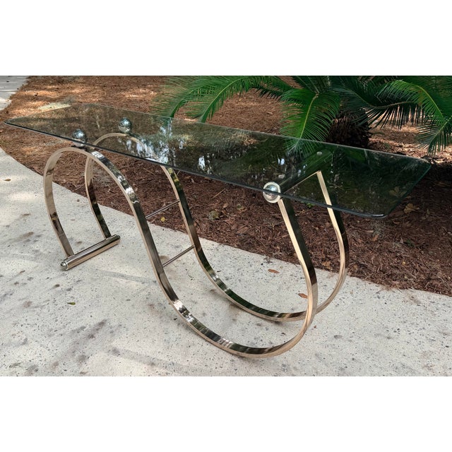 Post Modern Style Console Table For Sale - Image 4 of 11