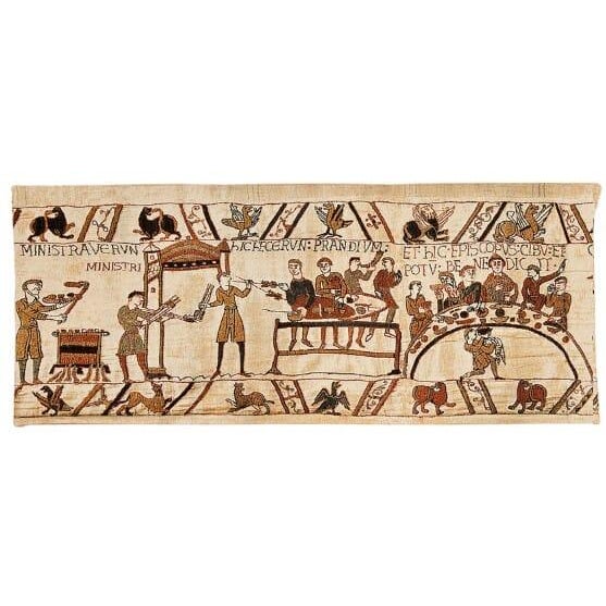 The Bayeux Tapestry is a unique historical record, relating the events leading up to the Norman invasion of England, and...