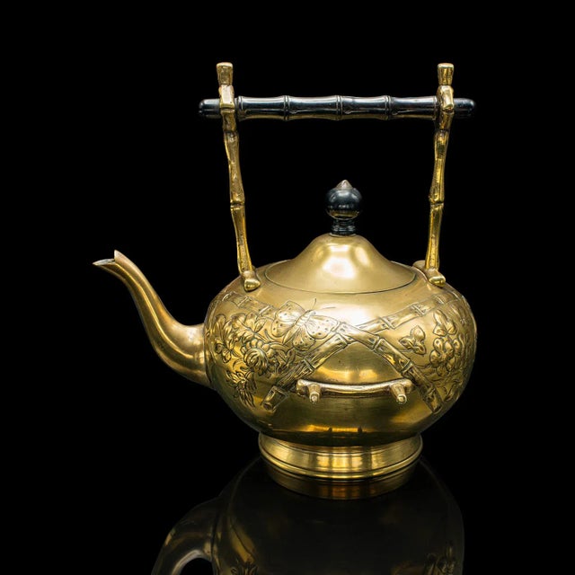 1890's Antique Spirit Kettle For Sale - Image 6 of 12