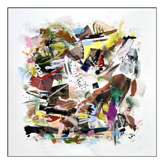 Maria Esmar, Untitled, Collage on Canvas For Sale