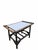 Wood Vintage Modern Coastal Bamboo Side Table by Vogue Rattan For Sale - Image 7 of 10