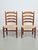 1960s Set of Brutalist Wood and Wicker Chairs in the style of Charlotte Perriand, 1960s, Set of 2 For Sale - Image 5 of 16
