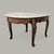 Vintage Faux Travertine-Top Coffee Table With Cabriole Legs, Marble For Sale In Los Angeles - Image 6 of 15