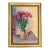 Late 20th Century Flower Vase Painting Signed by Artist For Sale