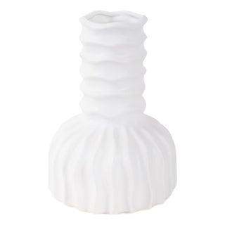 Herring Bulbous Abstract Vase- Medium For Sale