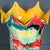 1980s Vintage Italian Hand Blown Millefiori Glass Vase, Murano, 1980s For Sale - Image 5 of 9