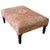 George Smith Vintage George Smith Bench Ottoman in Bohemian Mosaic Tapestry, 1999 For Sale - Image 4 of 16