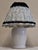 Vintage Table Lamp with White Ceramic Base and Fabric Shade by Aro, 1980s For Sale - Image 4 of 10