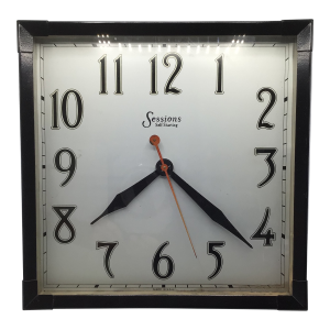 1940's Industrial Art Deco Style Sessions Wall Clock