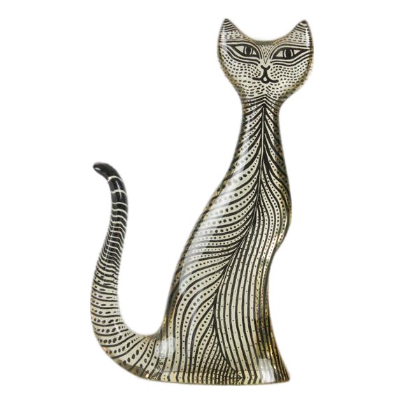 Sculptural Cat by Abraham Palatnik For Sale