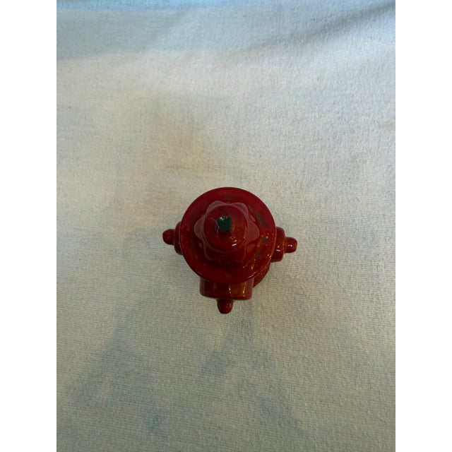 Metal Cast Iron Red Fire Hydrant Toy For Sale - Image 7 of 9