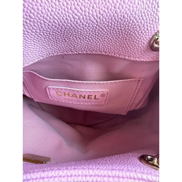 Chanel Pink Caviar Quilted Small Duma Pockets Backpack | Chairish