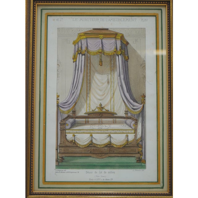 Printmaking Materials Set of 4 French 18th Century Hand Colored Engraving Etchings For Sale - Image 7 of 12