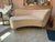 Curved Cream Lounge Settee, 1990s For Sale - Image 6 of 7