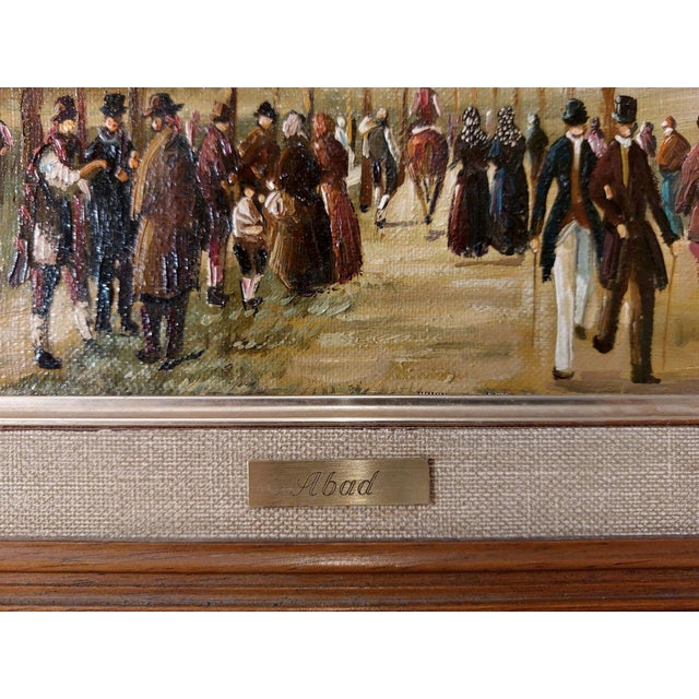 Abad, Landscapes, Oil on Canvases, 1950, Set of 2 For Sale - Image 18 of 18