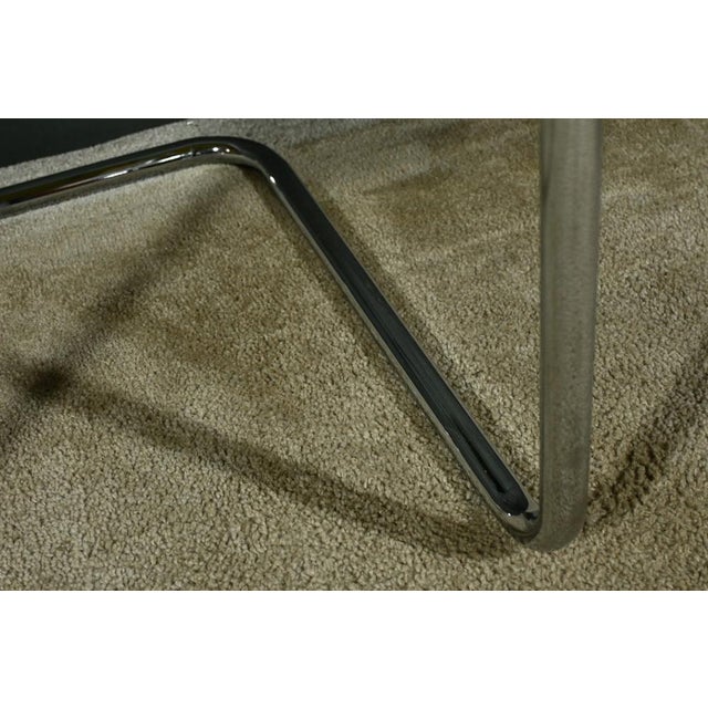 Leather S33 Armchairs attributed to Mart Stam for Fasem, 1970, Set of 4 For Sale - Image 13 of 18