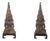 Asian Figural Lamps After James Mont - a Pair For Sale