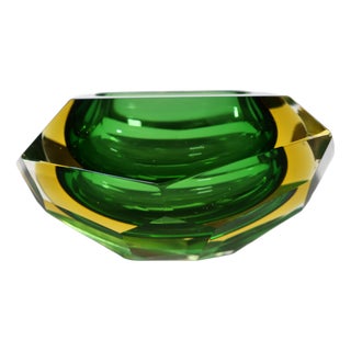 Vintage Murano Sommerso Glass Bowl by Flavio Poli, 1970s For Sale