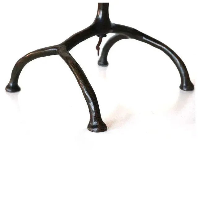 American Tiffany Studios Bronze Root Leg Three-Light Table Lamp Base For Sale - Image 12 of 13