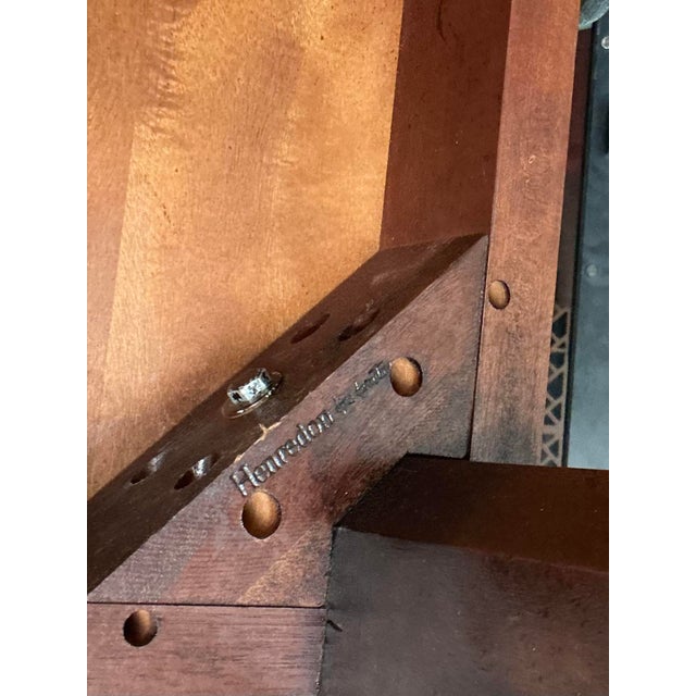 Vintage Boho Henredon Carved Fretwork Extendable Dining Table For Sale - Image 9 of 12