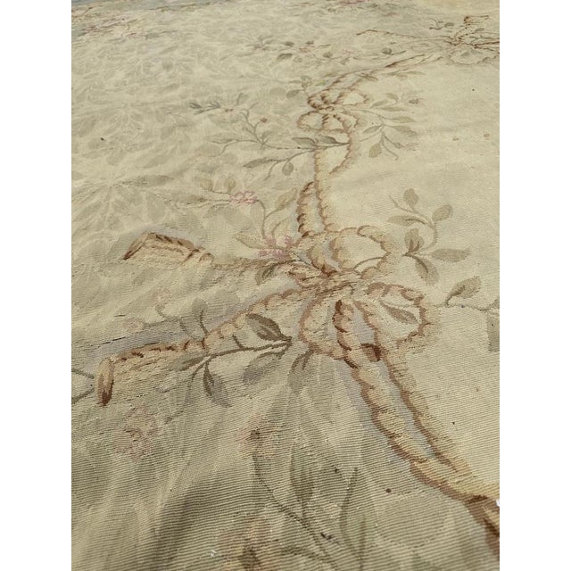 Large Antique French Aubusson Rug, 1890s For Sale - Image 15 of 18