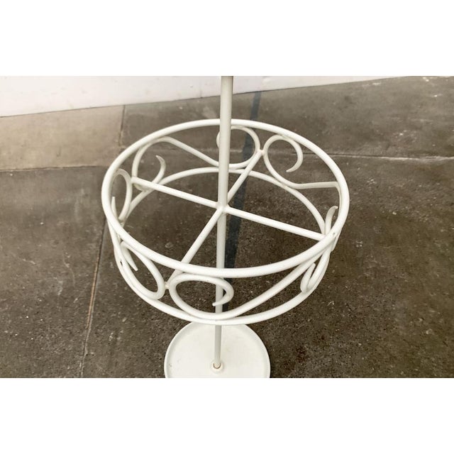 Vintage Umbrella Stand in Metal For Sale - Image 3 of 18
