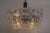 Kinkeldey Mid-Century Modern Etched Glass Chandelier by Kinkeldey For Sale - Image 4 of 8