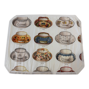 Pierre Frey Teacup Fabric "Minton Blanc" Placemats (6)