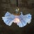 Art Nouveau French Pearl Blue Glass Pendant Light, 1920s For Sale - Image 4 of 7