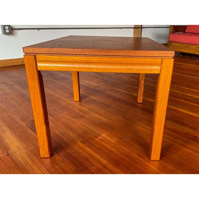 Wood Mid 20th Century Teak Side Table For Sale - Image 7 of 8