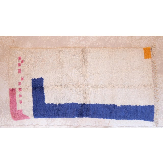 Contemporary Beni Ourain Rug - 8.2 X 3.9 Ft For Sale In Cleveland - Image 6 of 10