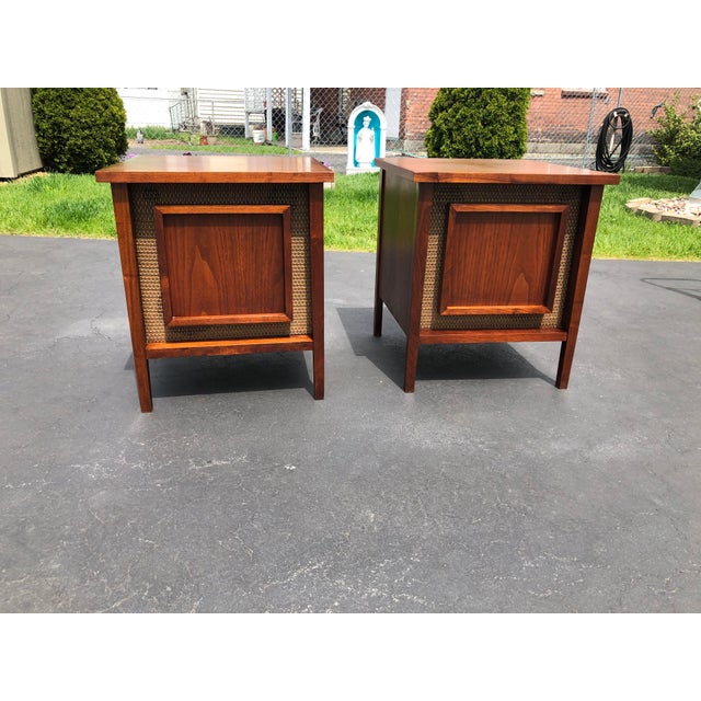 Mid Century Speaker End Tables a Pair Chairish