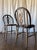 Set of Four Vintage Oval Back Dining Chairs With Floral Cushion For Sale - Image 12 of 13