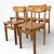 Yellow Vinyl Butterfly Back Dining Chairs, 1950s, Set of 6 For Sale - Image 4 of 7