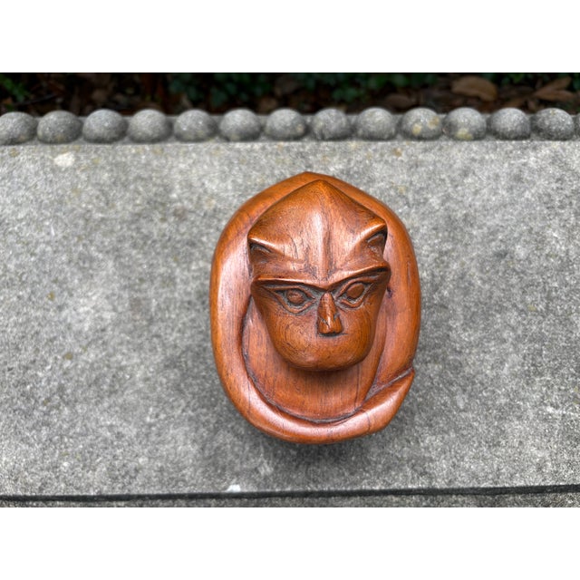 Wood 1930's Carved Monkey Box For Sale - Image 7 of 9