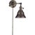 Transitional Chapman & Myers for Visual Comfort Signature Boston Swing Arm in Bronze with SLE Shade For Sale - Image 3 of 4