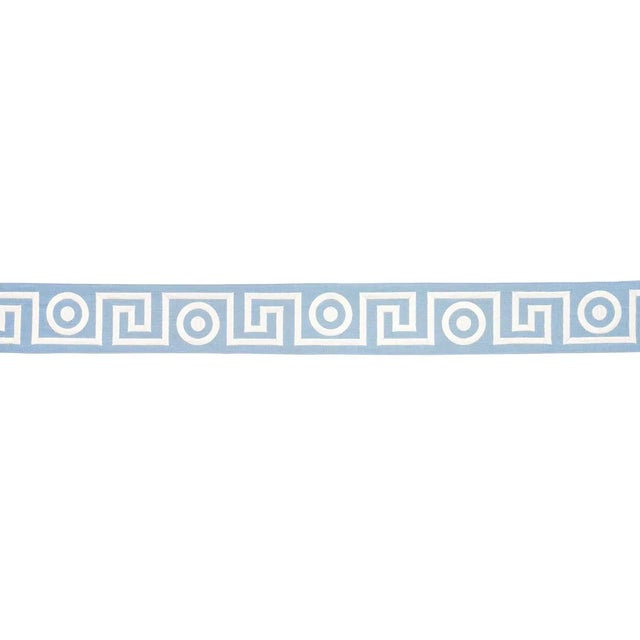 Mary McDonald was inspired by her love of neoclassical and Napoleonic motifs when she created Plato Tape, a satin-stitched...