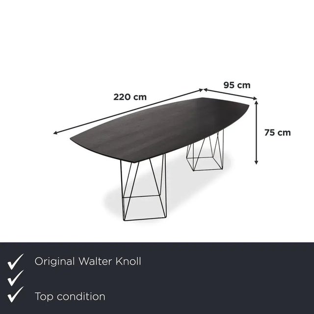 with this Walter Knoll Joco dining table, you bring a piece of modern design history into your dining room, captivating...