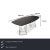 with this Walter Knoll Joco dining table, you bring a piece of modern design history into your dining room, captivating...