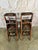 19th Century Pair of Hand-Painted Convertible Library Step Ladder Chairs With Dog Motif For Sale - Image 5 of 15