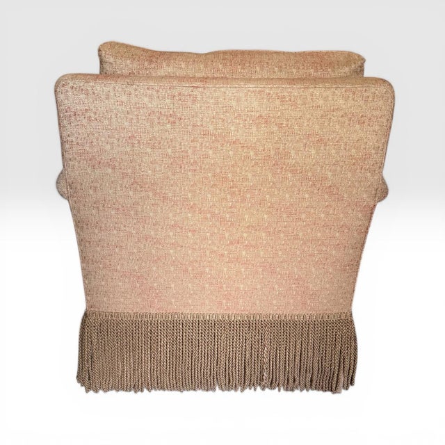 English Baker Simmons Swivel Club Chair For Sale - Image 3 of 6