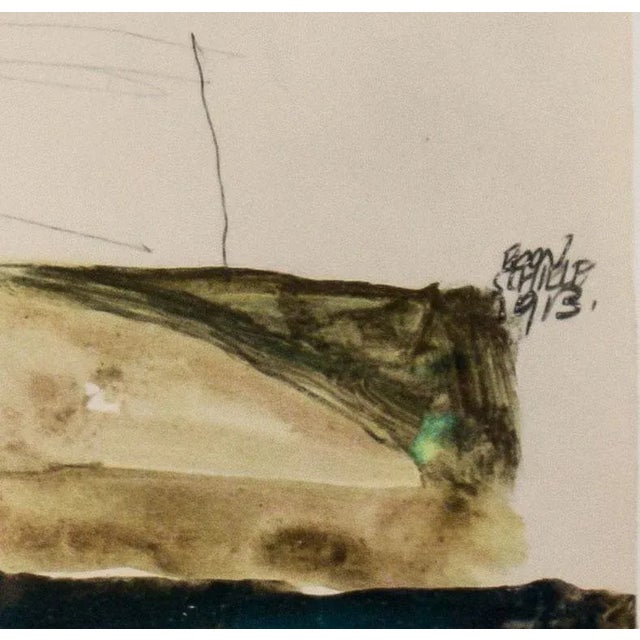 1960’s Egon Schiele "The Bridge" Print For Sale - Image 4 of 6